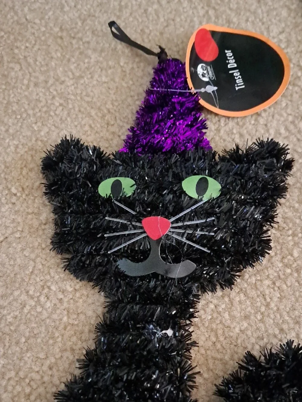 Halloween Black Cat Holiday Wall Décor